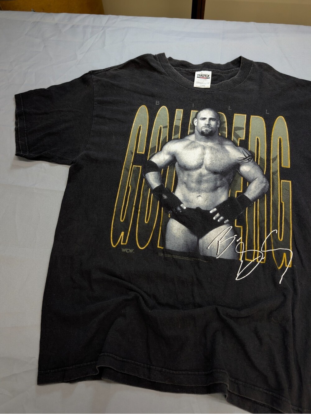 Bill Goldberg Vintage WCW Wrestling Tee 1998 Tultex Size XL